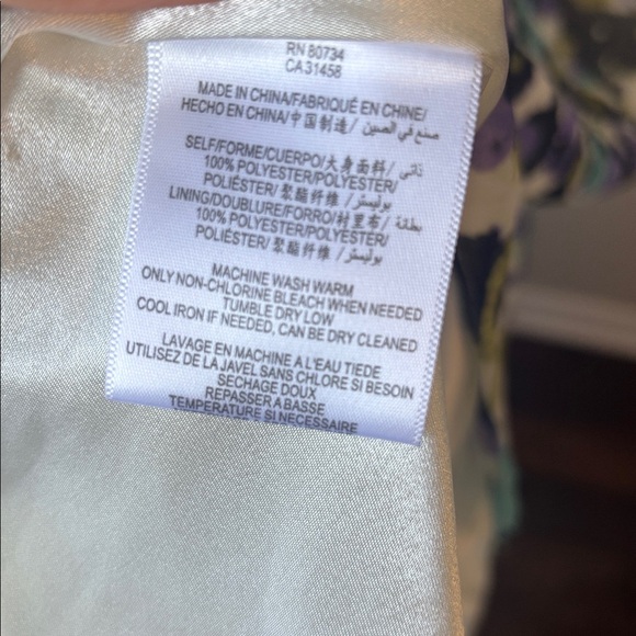 MAX AND CLEO Elegant One-Shoulder Maxi Dress - Multicolor Small 6 - Picture 5 of 7